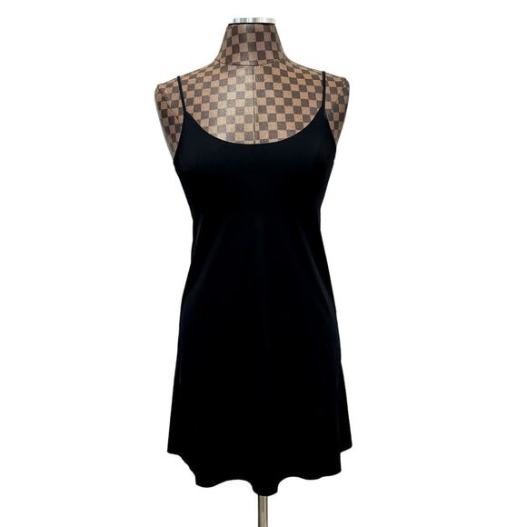 Commando Black Mini Cami Slip Dress M/L Slimming Body Shaper Shapewear - Picture 2 of 8